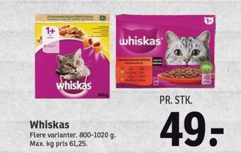 SPAR Whiskas tilbud