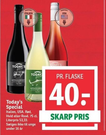 SPAR Today's Special tilbud