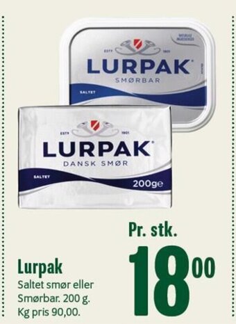 Min Købmand Lurpak tilbud