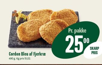 Min Købmand Cordon Bleu af Fjerkræ tilbud
