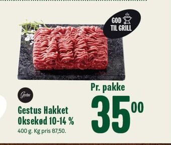 Min Købmand Gestus Hakket Oksekød 10-14 % tilbud