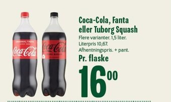 Min Købmand Coca-Cola, Fanta eller Tuborg Squash tilbud