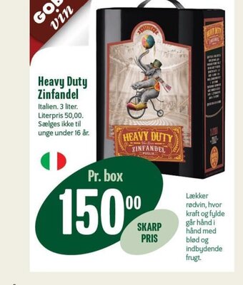 Min Købmand Heavy Duty Zinfandel tilbud