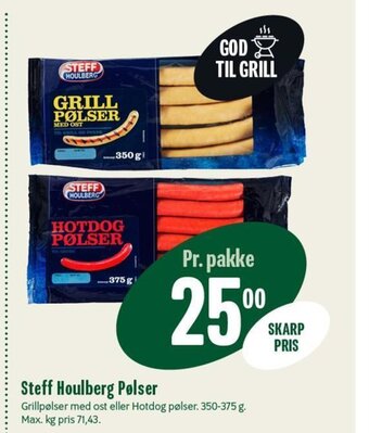 Min Købmand Steff Houlberg Pølser tilbud