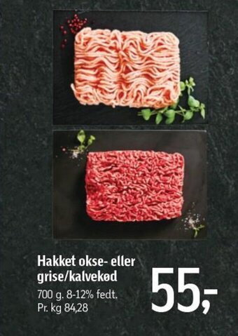 Føtex Hakket okse- eller grise/kalvekød tilbud