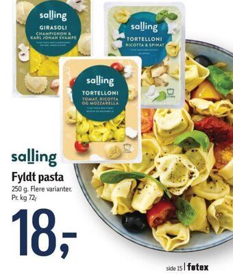 salling Fyldt pasta