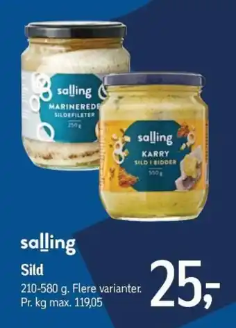 Føtex salling Sild tilbud