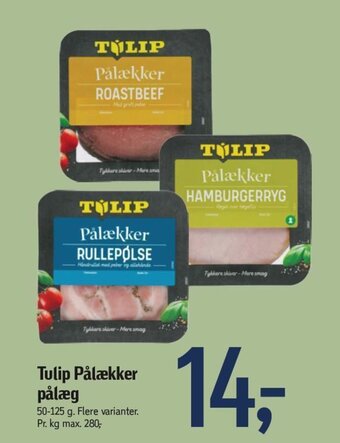 Føtex Tulip Pålækker pålæg tilbud