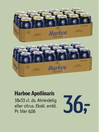 Føtex Harboe Apollinaris tilbud