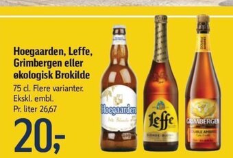 Hoegaarden, Leffe, Grimbergen eller økologisk Brokilde