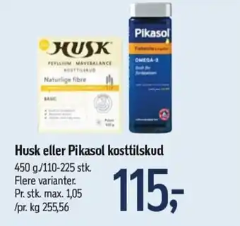 Føtex Husk eller Pikasol kosttilskud tilbud