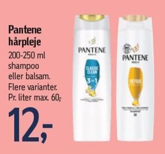 Føtex Pantene hårpleje tilbud