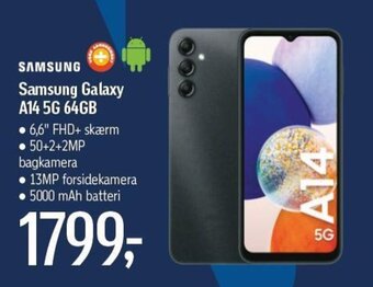 Føtex Samsung Galaxy A14 5G 64GB tilbud