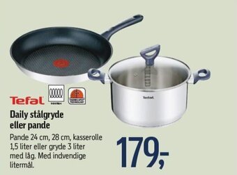 Føtex Daily stålgryde eller pande tilbud