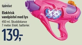 Føtex Elektrisk vandpistol med lys tilbud