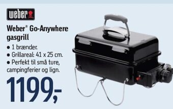 Føtex Weber® Go-Anywhere gasgrill tilbud