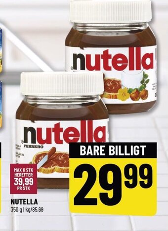 Løvbjerg NUTELLA tilbud