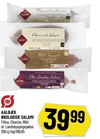 Løvbjerg AALBÆK ØKOLOGISK SALAMI tilbud