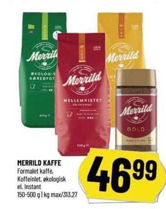 Løvbjerg MERRILD KAFFE tilbud