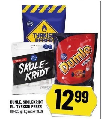 Løvbjerg DUMLE, SKOLEKRIDT EL. TYRKISK PEBER tilbud