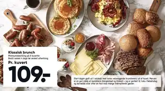Bilka Klassisk brunch pr. kuvert tilbud