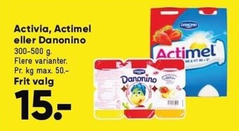 Bilka Activia, actimel eller danonino tilbud