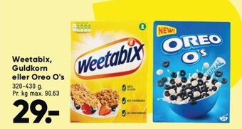 Bilka Weetabix, guldkorn eller oreo o's tilbud
