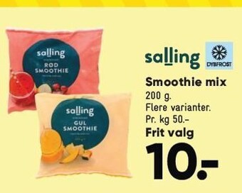 Bilka Salling smoothie mix tilbud