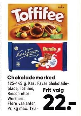 Bilka Chokolademarked tilbud