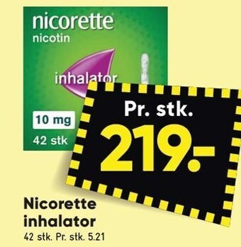 Nicorette inhalator