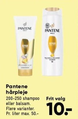 Bilka Pantene hårpleje tilbud