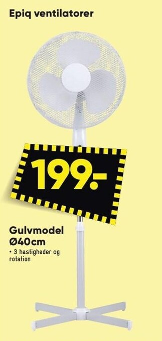 Bilka Eqip ventilatorer tilbud