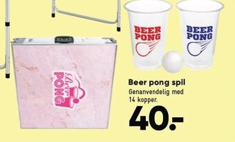Bilka Beer pong spil tilbud