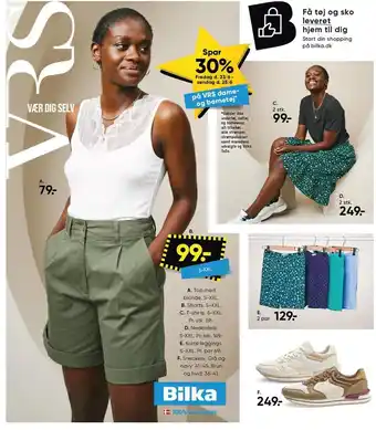 Bilka Top, shorts, t-shirt, nederdele, korte leggins, sneakers tilbud