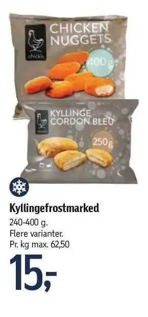 Føtex Chick'n kyllingefrostmarked tilbud