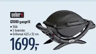 Weber q1000 gasgrill