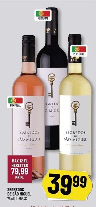 Løvbjerg Segredos de säo miguel 75 cl tilbud