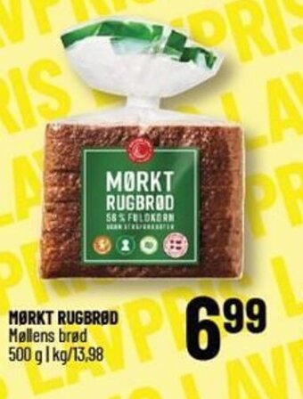 Løvbjerg MØRKT RUGBRØD Møllens brød tilbud
