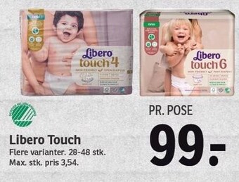 SPAR Libero touch - flere varianter tilbud