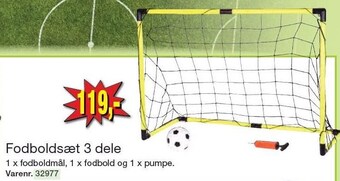 Harald Nyborg Fodboldsæt 3 dele tilbud