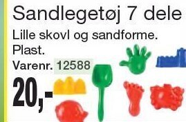 Harald Nyborg Sandlegetøj 7 dele tilbud