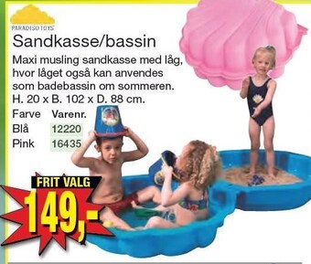 Harald Nyborg Sandkasse/bassin tilbud