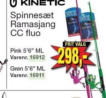 Spinnesæt ramasjang cc fluo