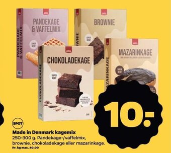 Netto Made in Denmark kagemix tilbud