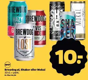 Netto Brewdog øl, Shaker eller Mokai tilbud