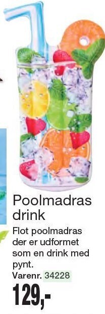 Harald Nyborg Poolmadras drink tilbud