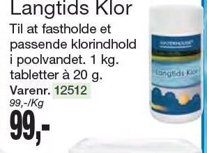 Harald Nyborg Langtids klor tilbud