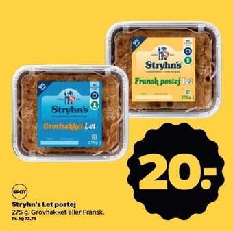 Netto Stryhn's Let postej tilbud