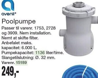 Harald Nyborg Poolpumpe tilbud