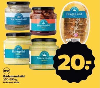 Netto Bådsmand sild tilbud